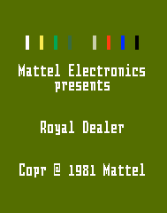 Royal Dealer Title Screen